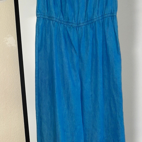 Light weight off shoulder denim jumper - Picture 2 of 4